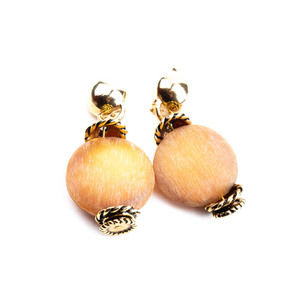 Mon Reve Earrings Women Dark Goldenrod